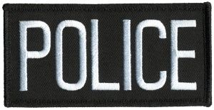 Hero's Pride POLICE BACK PATCH (EMBROIDERED) – Tactical Wear