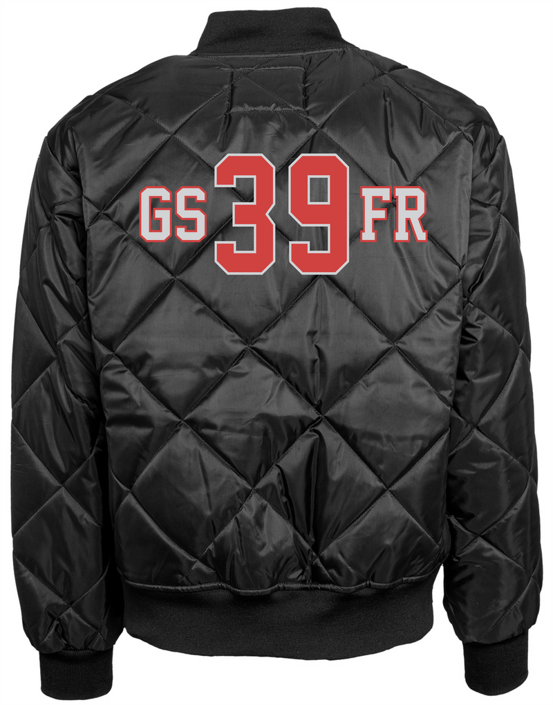 Load image into Gallery viewer, GSFR The Bravest Diamond Quilt Jacket
