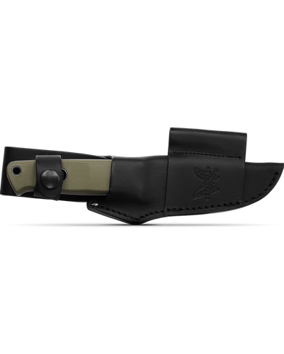 MINI BUSHCRAFTER | OD GREEN G10 |BLACK CARBON FIBER | DROP-POINT