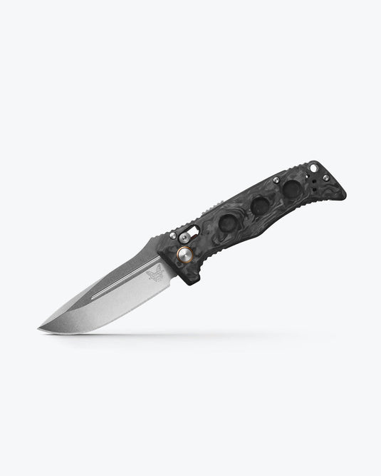 MINI AUTO ADAMAS® | BLACK G10 | OD GREEN G10|MARBLED CARBON FIBER | DROP-POINT