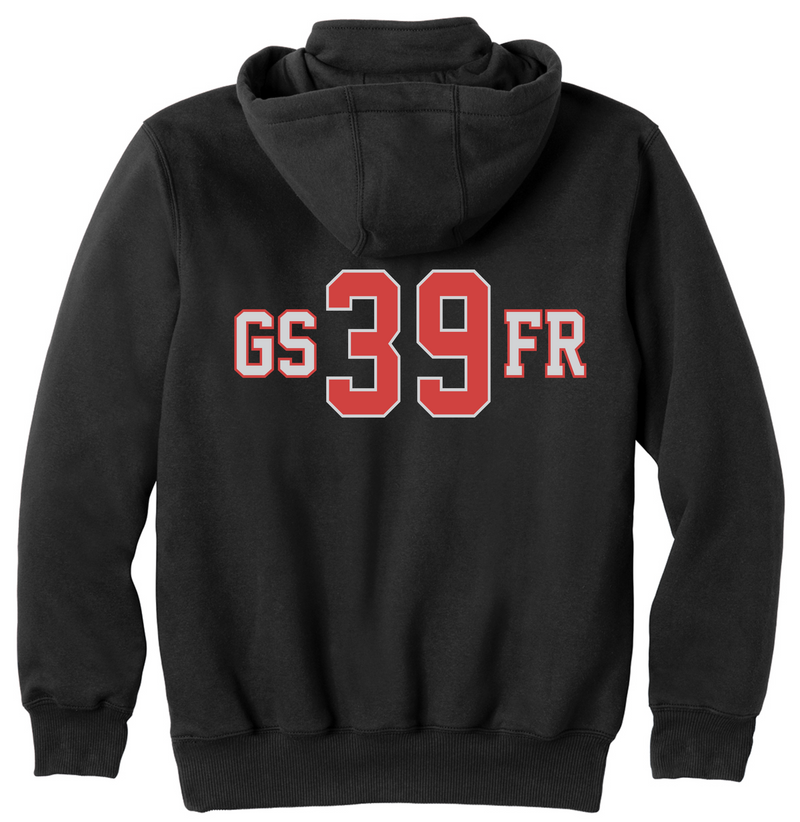 Load image into Gallery viewer, GSFR Carhartt ® Rain Defender ® Paxton Heavyweight Hooded Zip Mock Sweatshirt
