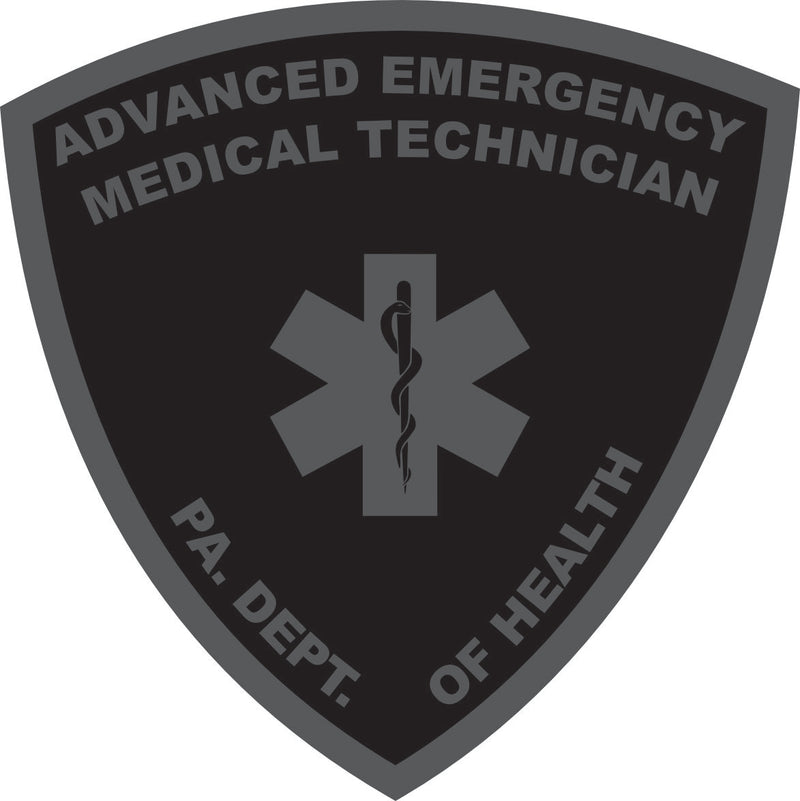 Load image into Gallery viewer, PVC PA DEPT OF HEALTH ADVANCED EMT VELCRO SHOULDER PATCH
