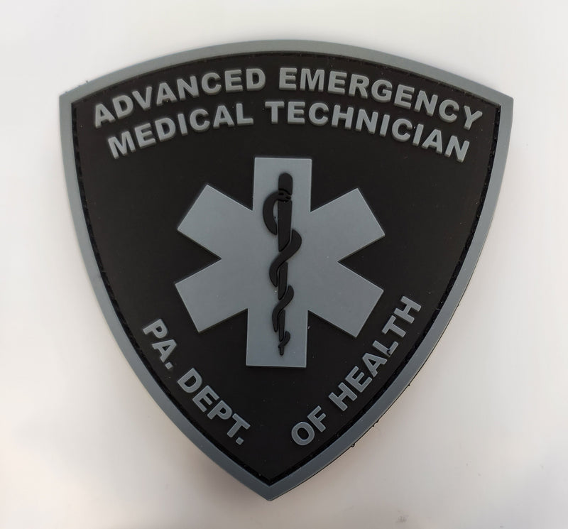 Load image into Gallery viewer, PVC PA DEPT OF HEALTH ADVANCED EMT VELCRO SHOULDER PATCH
