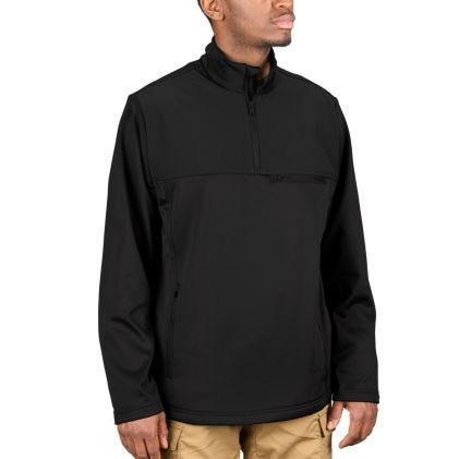 Load image into Gallery viewer, Propper Black Kinetic Quarter Zip Pullover
