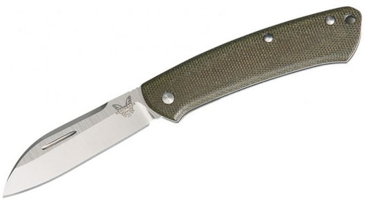 Benchmade Proper Green Canvas Micarta Handles - Tactical Wear