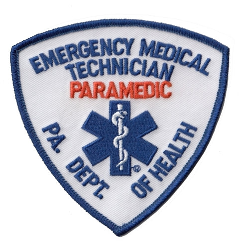 PA DEPT OF HEALTH EMT PARAMEDIC SHOULDER PATCH - Tactical Wear